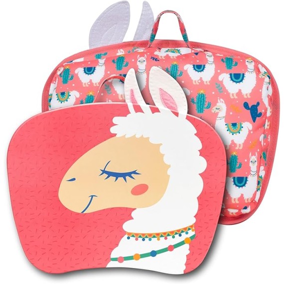 LAPGEAR Lap Pets Lap Desk for Lil’ Kids - Llama - Fits up to 11.6 Inch Laptops - Style No. 46749