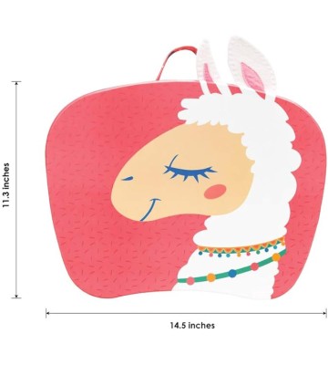 LAPGEAR Lap Pets Lap Desk for Lil’ Kids - Llama - Fits up to 11.6 Inch Laptops - Style No. 46749