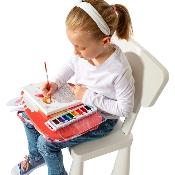 LAPGEAR Lap Pets Lap Desk for Lil’ Kids - Llama - Fits up to 11.6 Inch Laptops - Style No. 46749