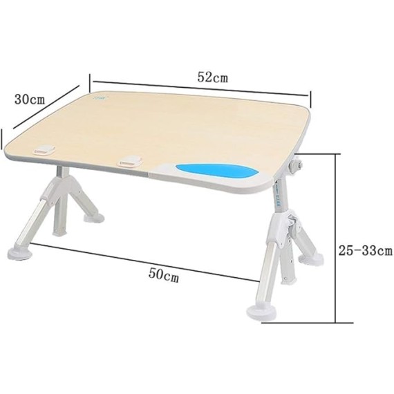 Foldable Bed Tray Lap Desk, Portable Lap Desk with Phone Slots Notebook Table Dorm Desk, Small Desk Folding Small Dormitory Table, Perfect for Watching Movie on Bed Or As Personal Dinning Table