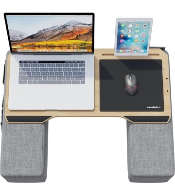 CYWORX - Ergonomic Lap Desk for Notebooks or Wireless Equipment, Including Pillows, Mousepad