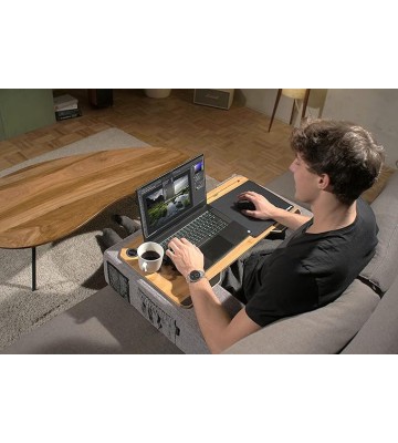 CYWORX - Ergonomic Lap Desk for Notebooks or Wireless Equipment, Including Pillows, Mousepad