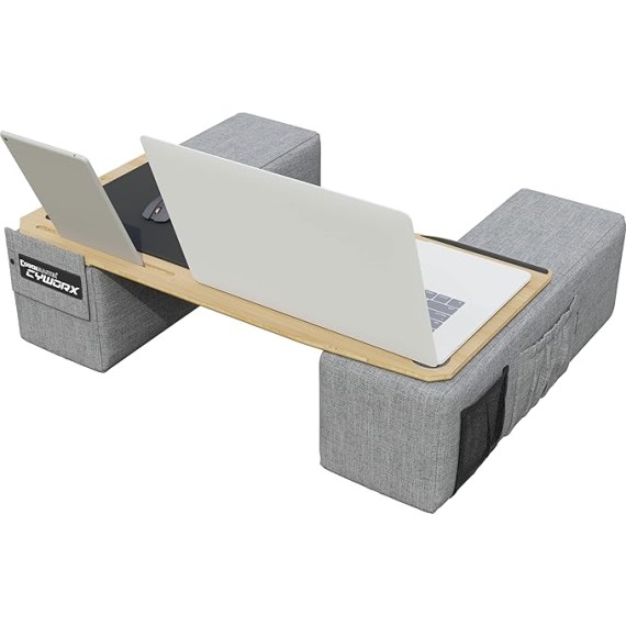 CYWORX - Ergonomic Lap Desk for Notebooks or Wireless Equipment, Including Pillows, Mousepad