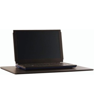 "Black Leather 17"" x 14"" Lap Desk", 17 x 14 x 0.25 (P1052)