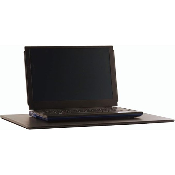 "Black Leather 17"" x 14"" Lap Desk", 17 x 14 x 0.25 (P1052)
