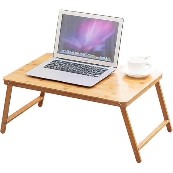 Folding Computer Table, Dining Table, Study Table, Multifunctional Japanese Coffee Table, Low Bamboo Table, for Home Use, Outdoor (Size : 60cm)