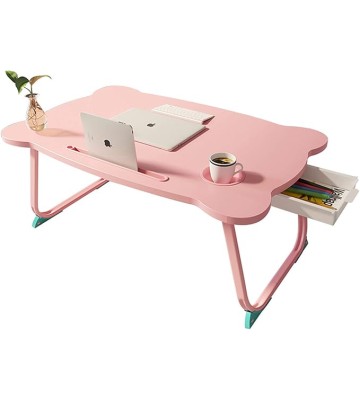 Folding Laptop Desk, Bed Desk, Writing, Study, Eating Storage, Reading Stand, Folding Dormitory Table for Eating, Reading Book Watching Movie for Bed & Sofa | Couch Table