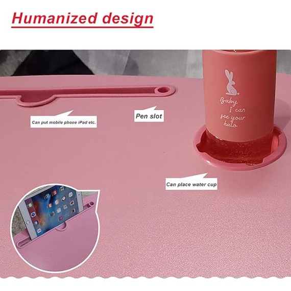 Folding Laptop Desk, Bed Desk, Writing, Study, Eating Storage, Reading Stand, Folding Dormitory Table for Eating, Reading Book Watching Movie for Bed & Sofa | Couch Table