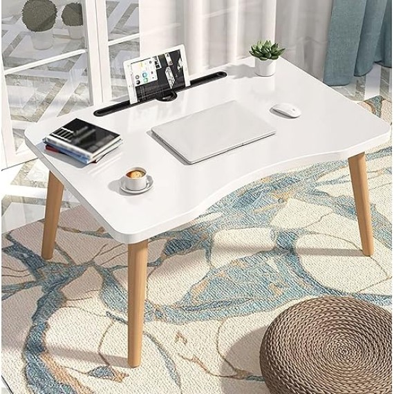 Computer Desk, Japanese-Style Coffee Table, Dining Table, Computer Desk with Card Slot, Children's Study Desk, H30 / 35cm, 2 Colors (Color : B, Size : 60X40X30CM)