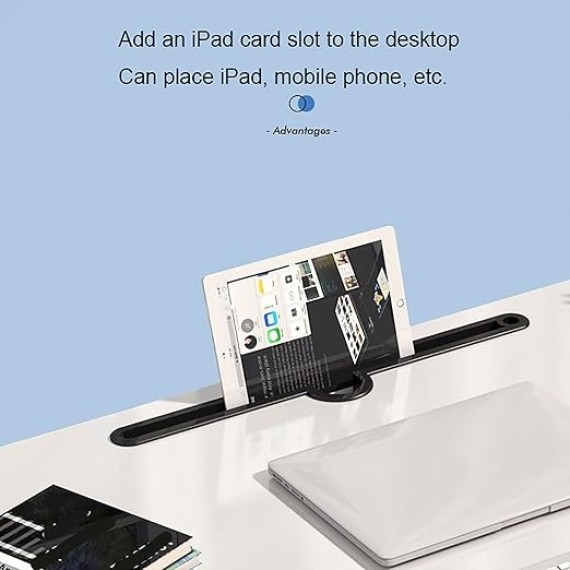 Computer Desk, Japanese-Style Coffee Table, Dining Table, Computer Desk with Card Slot, Children's Study Desk, H30 / 35cm, 2 Colors (Color : B, Size : 60X40X30CM)