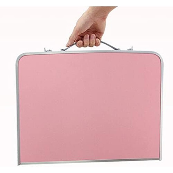 Folding Desk Outdoor Foldable Desk Picnic Desk Laptop Desk Portable Lap Desk Notebook Stand Reading Holder Foldable Small Desk for Home (Color : White)