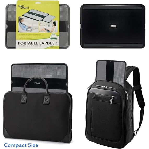 Portable Laptop Lap Pad and Laptop Stand with Detachable Mouse Pad