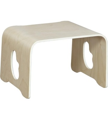 18" W Floor Table, Portable Lap Desk for Kids, Wooden Activity Table, Bed Table, Natural