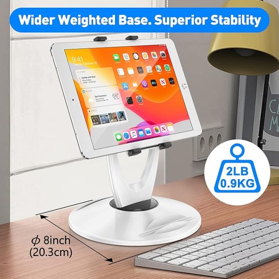 Portable Lap Desk with Mouse Pad + Tablet Stand for Desk (LD-6B + TS-8B)