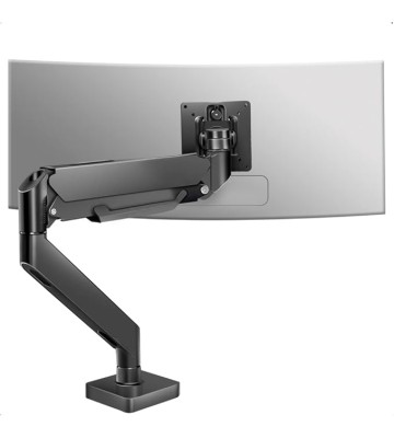 43 Ultrawide Monitor Arm Single Heavy Duty Desk Mount Computer Monitor Stand for 17 to 46 inch Adjustable Gas Spring Monitor, Screen up to 30lbs with VESA 75x75mm or 100x100mm M7B
