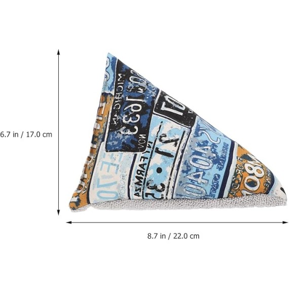 Design Random Stylish A Mobile Support Cushion Bed Pad Sofa Office Holder Cell Travel Beanbag Soft Multipurpose Desk Lap Supple Tablet Bracket for Reading Phone Canvas