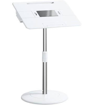 Laptop Desk for Bed, Adjustable Floor Lap Desk, Portable Book Holders for Reading Hands Free, Laptop Stand for Car Sofa Bed Floor Couch Meeting Room