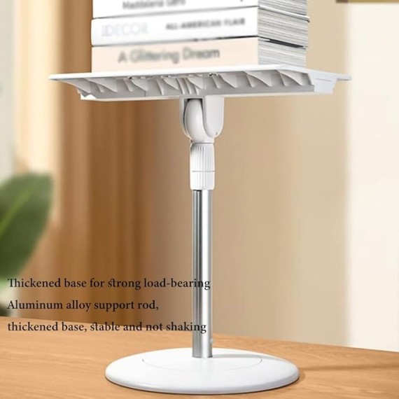 Laptop Desk for Bed, Adjustable Floor Lap Desk, Portable Book Holders for Reading Hands Free, Laptop Stand for Car Sofa Bed Floor Couch Meeting Room