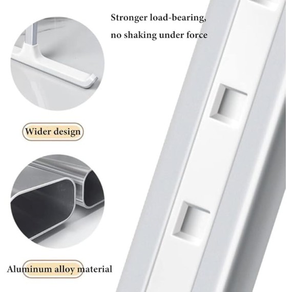 Laptop Stand for Bed, Laptop Bed Tray Table Adjustable Laptop Desk with Removable Stopper, Portable Lap Desks Notebook Stand Breakfast Reading Desk for Sofa (Color : /Gray, Size : B)