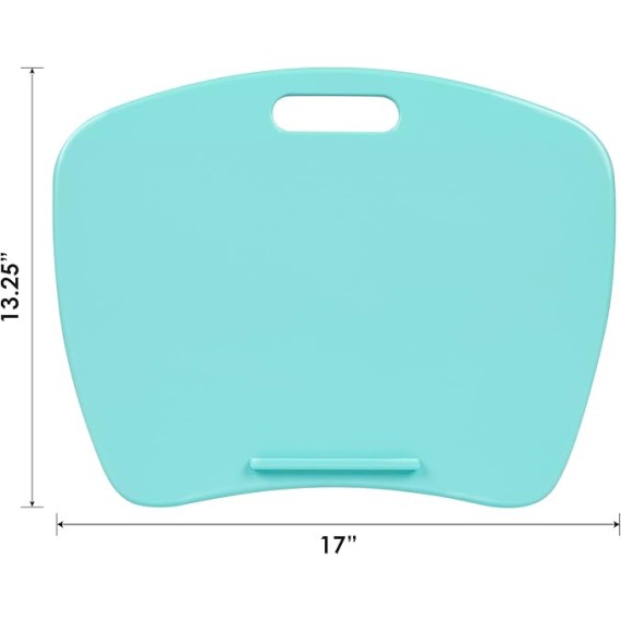 Basic Lap Desk with Device Ledge and Cushion - Aqua Sky - Style No. 44309