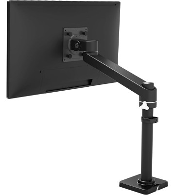 NX Single Monitor Arm, VESA Desk Mount – for Monitors Up to 34 Inches, 0 to 18 lbs – Matte Black