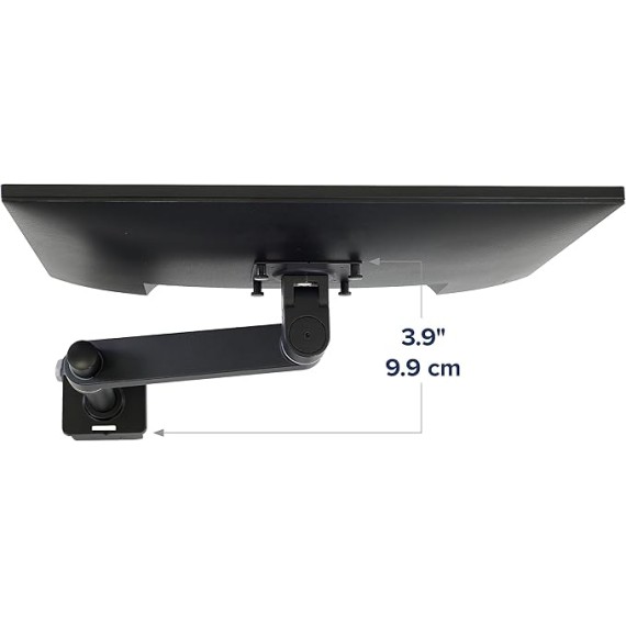 NX Single Monitor Arm, VESA Desk Mount – for Monitors Up to 34 Inches, 0 to 18 lbs – Matte Black