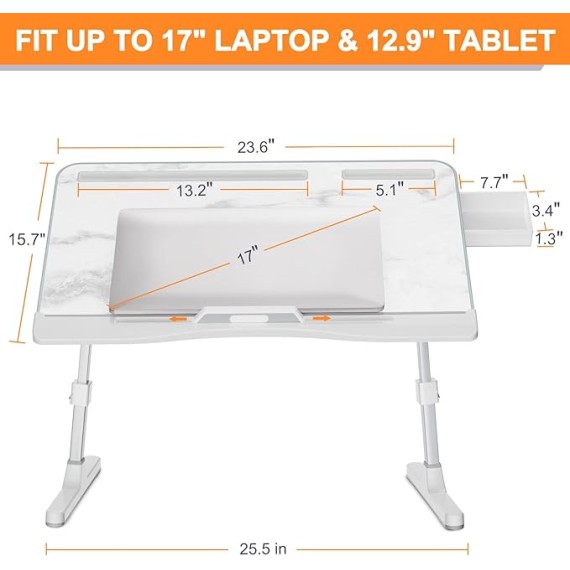 Laptop Bed Tray Desk Laptop Desk for Bed Laptop Table for Bed Tray Tables Laptop Table Bed Table Lap Desk for Laptop Low Table for Sitting on The Floor