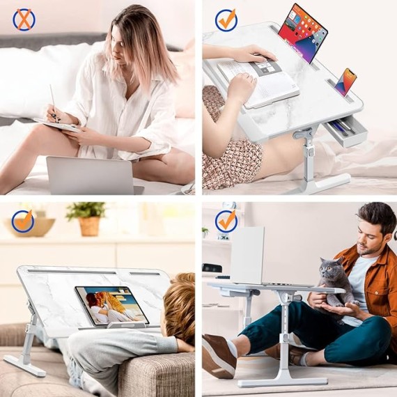 Laptop Bed Tray Desk Laptop Desk for Bed Laptop Table for Bed Tray Tables Laptop Table Bed Table Lap Desk for Laptop Low Table for Sitting on The Floor