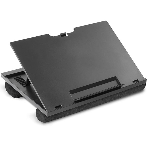 Adjustable Lap Desk - with 8 Adjustable Angles & Dual Cushions Laptop Stand for Car Laptop Desk, Work Table, Lap Writing Board & Drawing Desk on Sofa or Bed by 