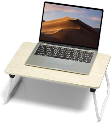 Foldable Lap Table, Laptop Bed Desk, Portable Study Table, Laptop Desk/Stand for Bed, Lightweight & Mini Table for Breakfast or Drawing - Maple