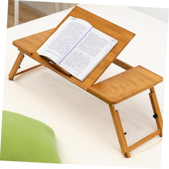 1Pc Desk Folding Table Heighten The Bed Laptop Lap Desk Multifunction Notebook Computer Desk The Lazy Small Table fold Writing Desk Computer Desk Folding Table