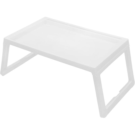 8 Pcs Lap Desk Kids, Lap Desks Lap Tray, Breakfast in Bed Trays for Eating, Lap Trays for Eating on Couch, Kids Eating Table, Lap Desk Tray for Writing Eating Game Classroom (White-Foldable, 8 Pcs)