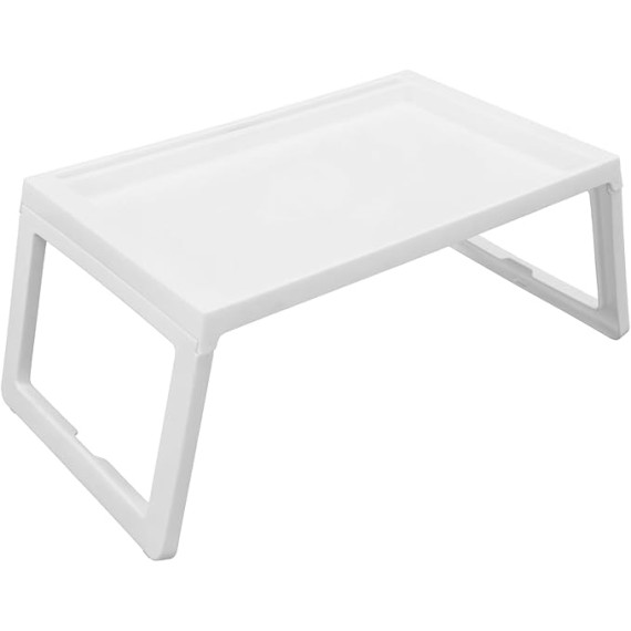 8 Pcs Lap Desk Kids, Lap Desks Lap Tray, Breakfast in Bed Trays for Eating, Lap Trays for Eating on Couch, Kids Eating Table, Lap Desk Tray for Writing Eating Game Classroom (White-Foldable, 8 Pcs)