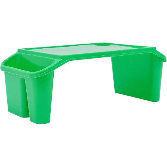 12 Pcs Lap Desk Kids, Lap Desks Lap Tray, Breakfast in Bed Trays for Eating, Lap Trays for Eating on Couch, Kids Eating Table, Lap Desk Tray for Writing Eating Game Classroom (Green, 12 Pcs)