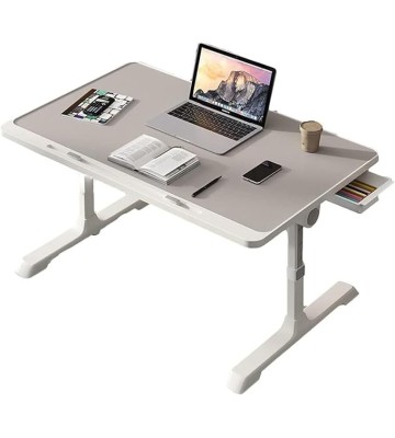 Laptop Desk for Bed Adjustable Height Foldable Multi-Function Lap Tray Table Notebook Computer Sofa Stand &, Gray