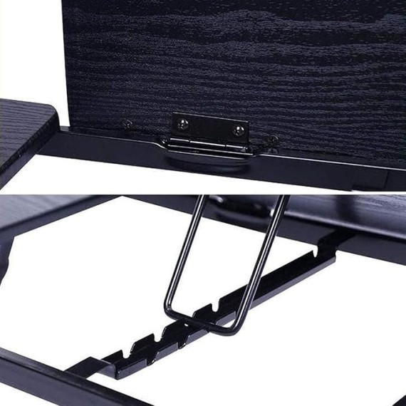Laptop Bed Table Desk Adjustable Angle Folding Breakfast Reading Multifunctional Small