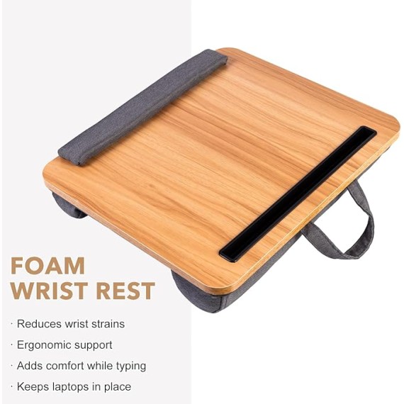 Laptop Stand,Portable Table,Lap Desks for Adults,Fits up to 15.6 Inch Laptop,Home Office Accessories,Laptop Lap Desk for Bed/Couch