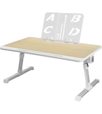 Laptop Desk for Bed,Laptop Bed Desk Laptop Table for Bed | Lap Table Adjustable Non-Slip Desk Portable Multi-Purpose Foldable Desk Bed Tray Bed Trays