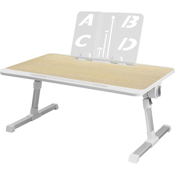 Laptop Desk for Bed,Laptop Bed Desk Laptop Table for Bed | Lap Table Adjustable Non-Slip Desk Portable Multi-Purpose Foldable Desk Bed Tray Bed Trays