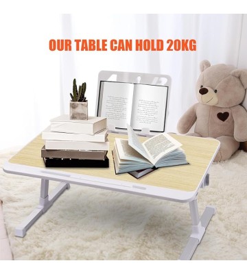 Laptop Desk for Bed,Laptop Bed Desk Laptop Table for Bed | Lap Table Adjustable Non-Slip Desk Portable Multi-Purpose Foldable Desk Bed Tray Bed Trays
