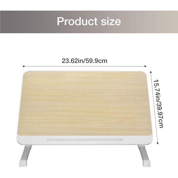 Laptop Desk for Bed,Laptop Bed Desk Laptop Table for Bed | Lap Table Adjustable Non-Slip Desk Portable Multi-Purpose Foldable Desk Bed Tray Bed Trays