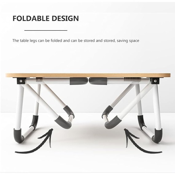 Laptop Desk Table,Folding Table On Bed,Portable Laptop Bed Tray Table,Lap Desk with Cup Holder for Writing/Reading,Perfect for 11-17 Inch Laptops,Black