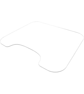 Lap Desk 22" White Acrylic Activity Lap Tray Lightweight and Portable for Writing Drawing Eating Studying by 