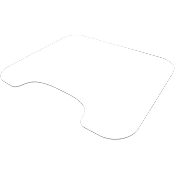 Lap Desk 22" White Acrylic Activity Lap Tray Lightweight and Portable for Writing Drawing Eating Studying by 