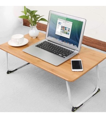 Laptop Stand for Desk, Lap Desk for Laptop,Bamboo Laptop Desk Foldable Tray,Bed Couch Chair Sofa Lap Tray, Drafting Table - Work from Home - Homework Student Table