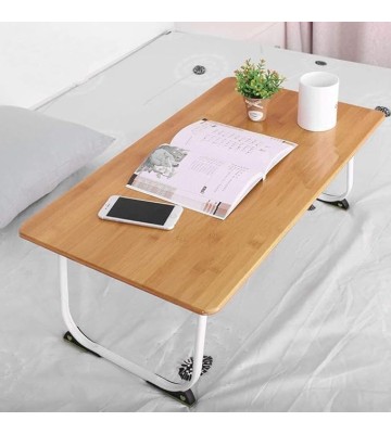 Laptop Stand for Desk, Lap Desk for Laptop,Bamboo Laptop Desk Foldable Tray,Bed Couch Chair Sofa Lap Tray, Drafting Table - Work from Home - Homework Student Table