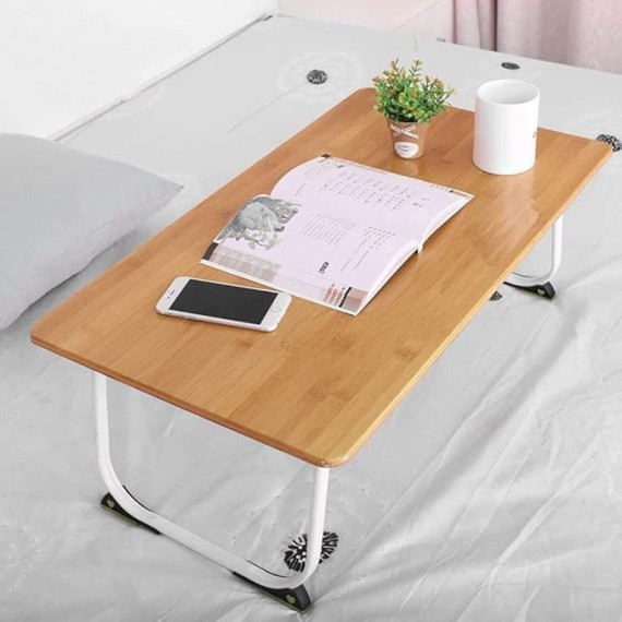 Laptop Stand for Desk, Lap Desk for Laptop,Bamboo Laptop Desk Foldable Tray,Bed Couch Chair Sofa Lap Tray, Drafting Table - Work from Home - Homework Student Table