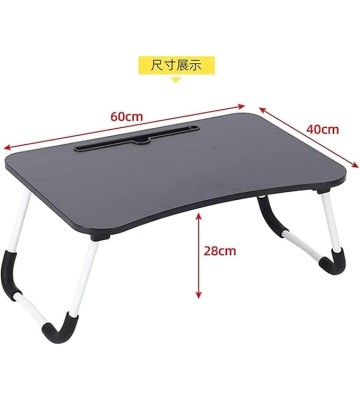 Lap Desk Foldable Stand Multifunction Tablet with Breakfast Tray for Eating, Notebook Computer Reading Writing On Bed Couch