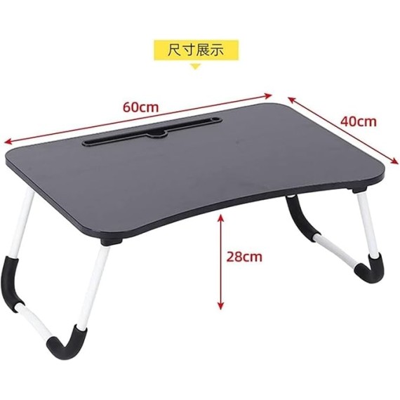 Lap Desk Foldable Stand Multifunction Tablet with Breakfast Tray for Eating, Notebook Computer Reading Writing On Bed Couch
