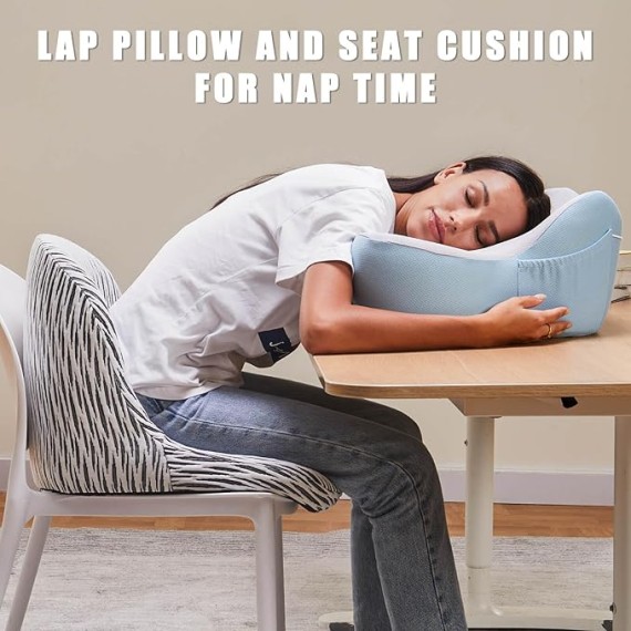 Lap Desk with Cushion, Soft Laptop Pillow for Lap, Portable Desk Pillow, Memory Foam Seat Cushion, Office Chair Cushion, Pressure Relief Seat Cushion, Ergonomic Seat Cushion